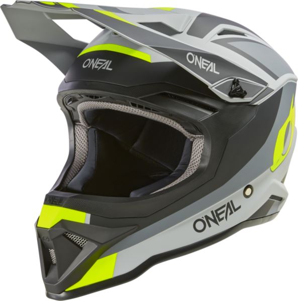O'Neal 2024 Motocross Helmet 1SRS Stream V.24 Black Yellow